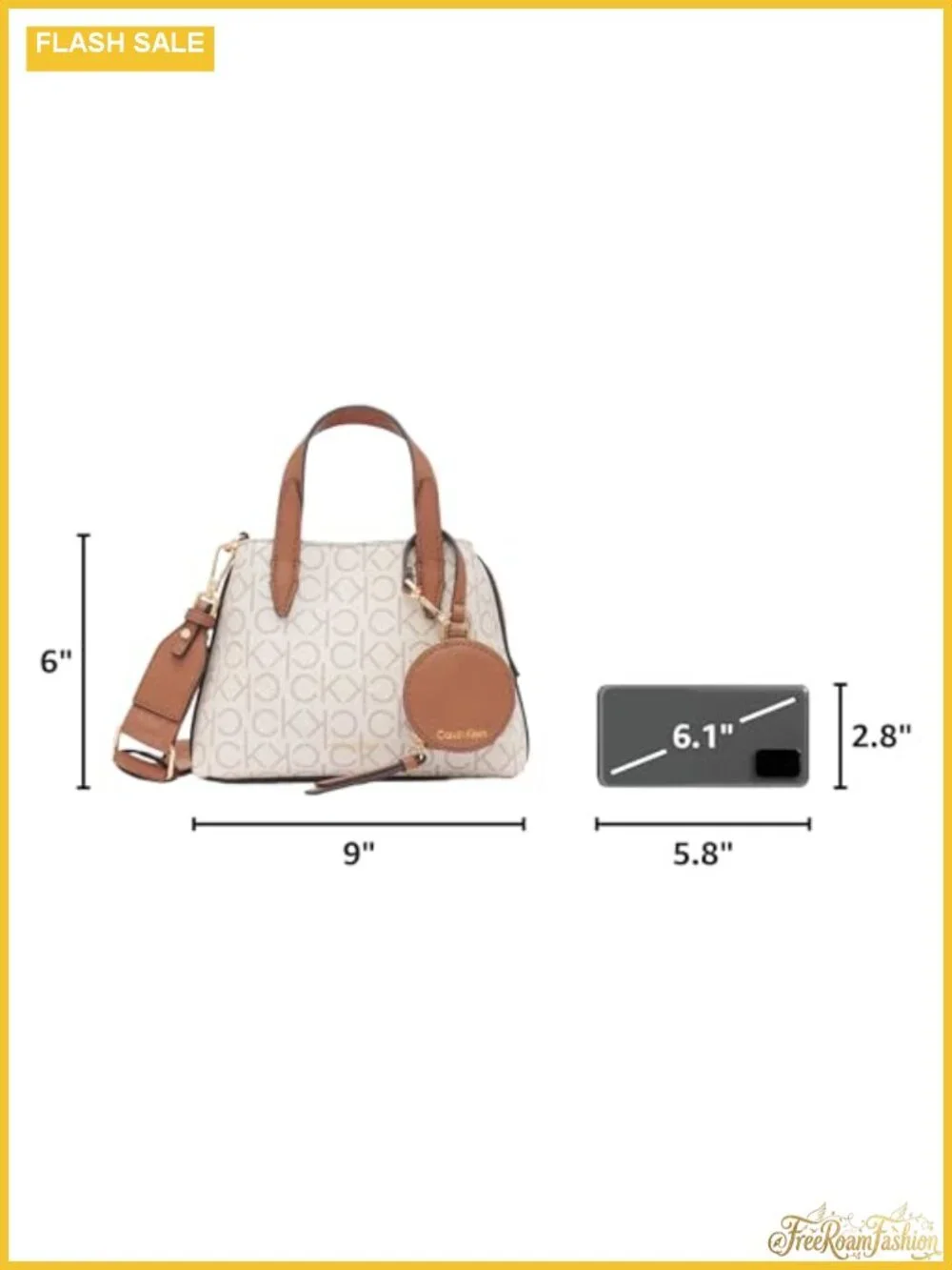 Vegan Leather Mini Satchel Crossbody Bag with Coin Purse